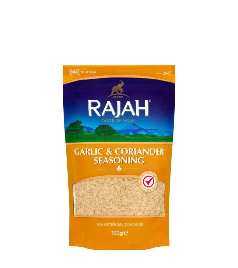 RAJAH GARLIC & CORIANDER SEASONING 100G - Kashmir Watan Foodstores