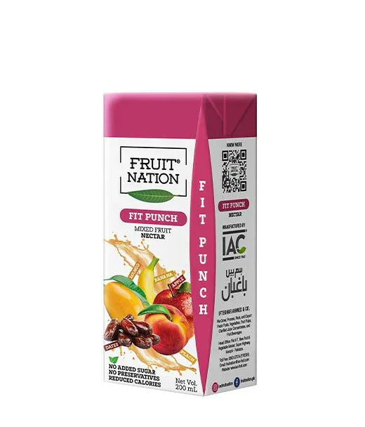 F/NATION FIT PUNCH 6X200ML - Kashmir Watan Foodstores