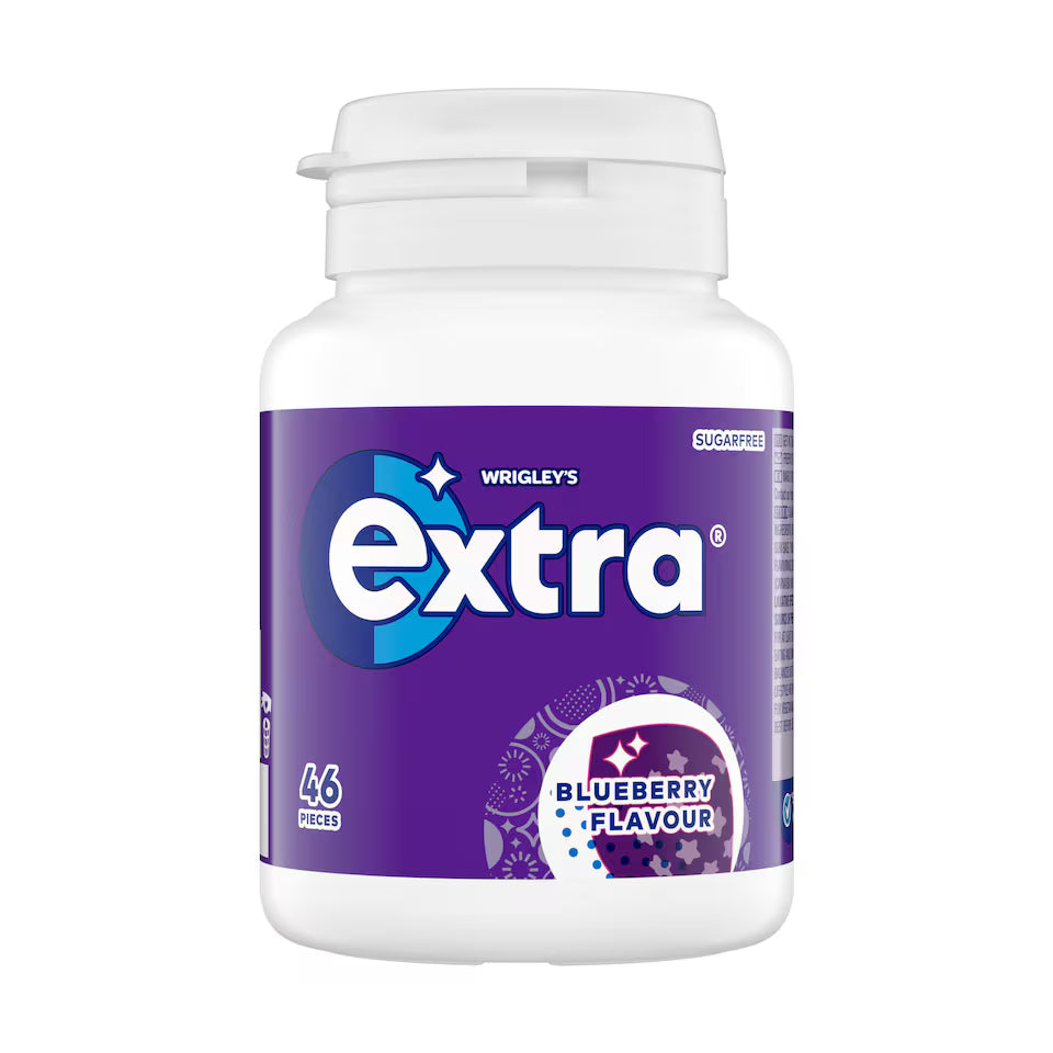 EXTRA BLUEBERRY CHEWING GUM 46G - Kashmir Watan Foodstores