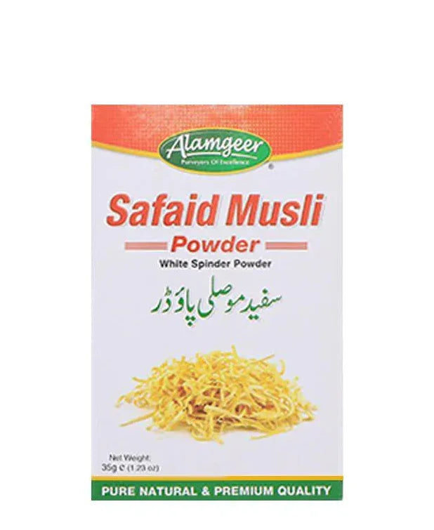 ALAMGEER SAFAID MUSLI 35G - Kashmir Watan Foodstores