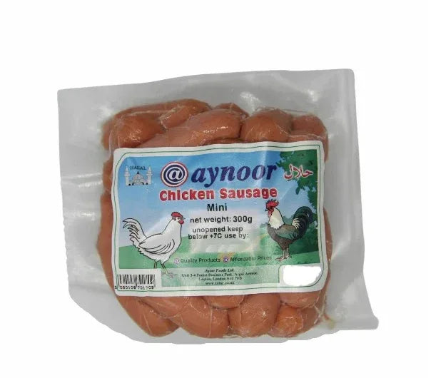 AYNOOR MINI CHICKEN SAUSAGE 300G - Kashmir Watan Foodstores