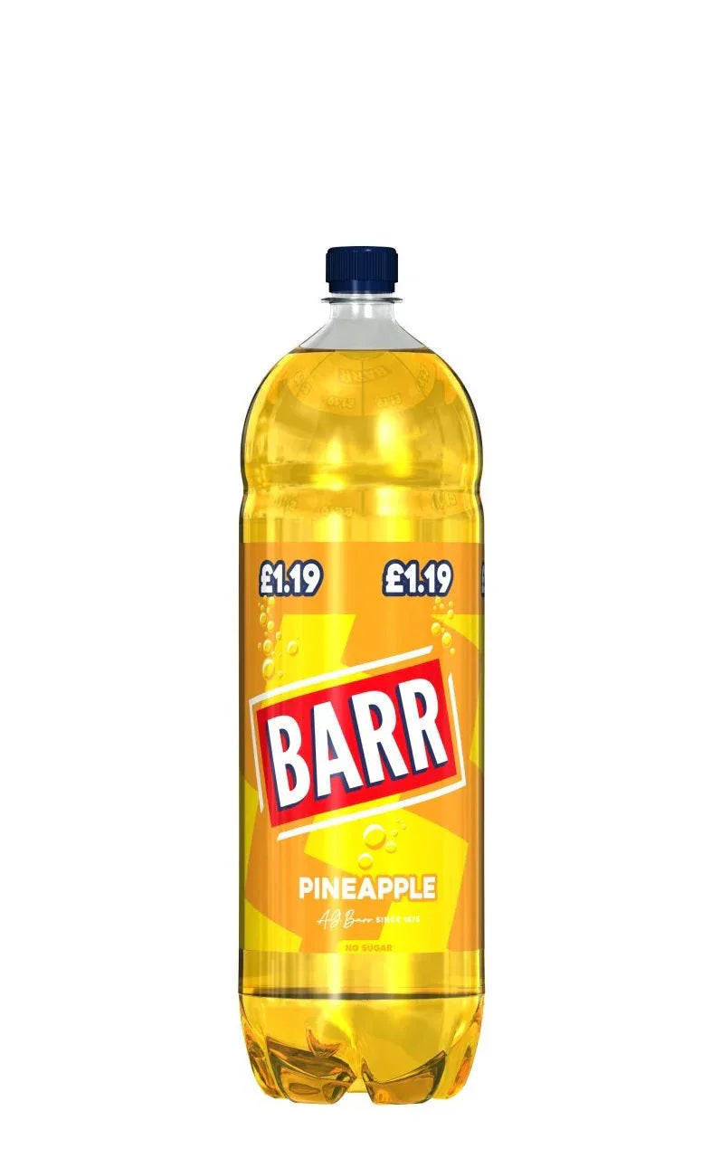 BARR PINEAPPLE DRINK 2LTR PM£1.19 - Kashmir Watan Foodstores