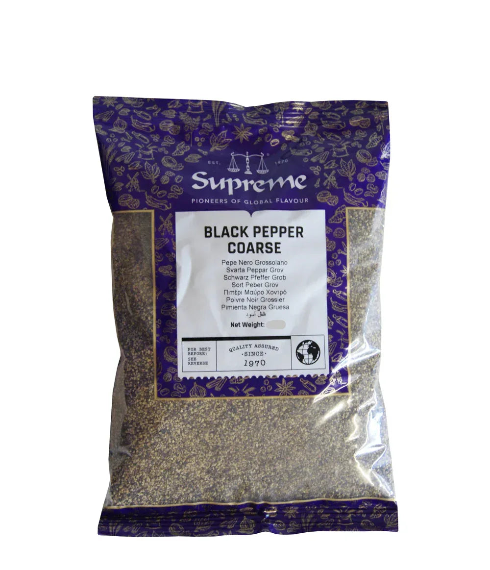 SQ BLACK PEPPER COARSE 1KG - Kashmir Watan Foodstores