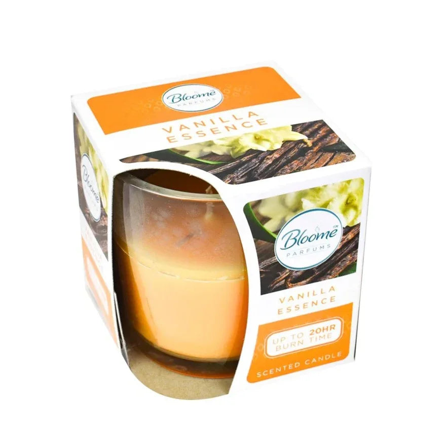 BLOOME VANILLA ESSENCE SCENTED CANDLE 20H - Kashmir Watan Foodstores