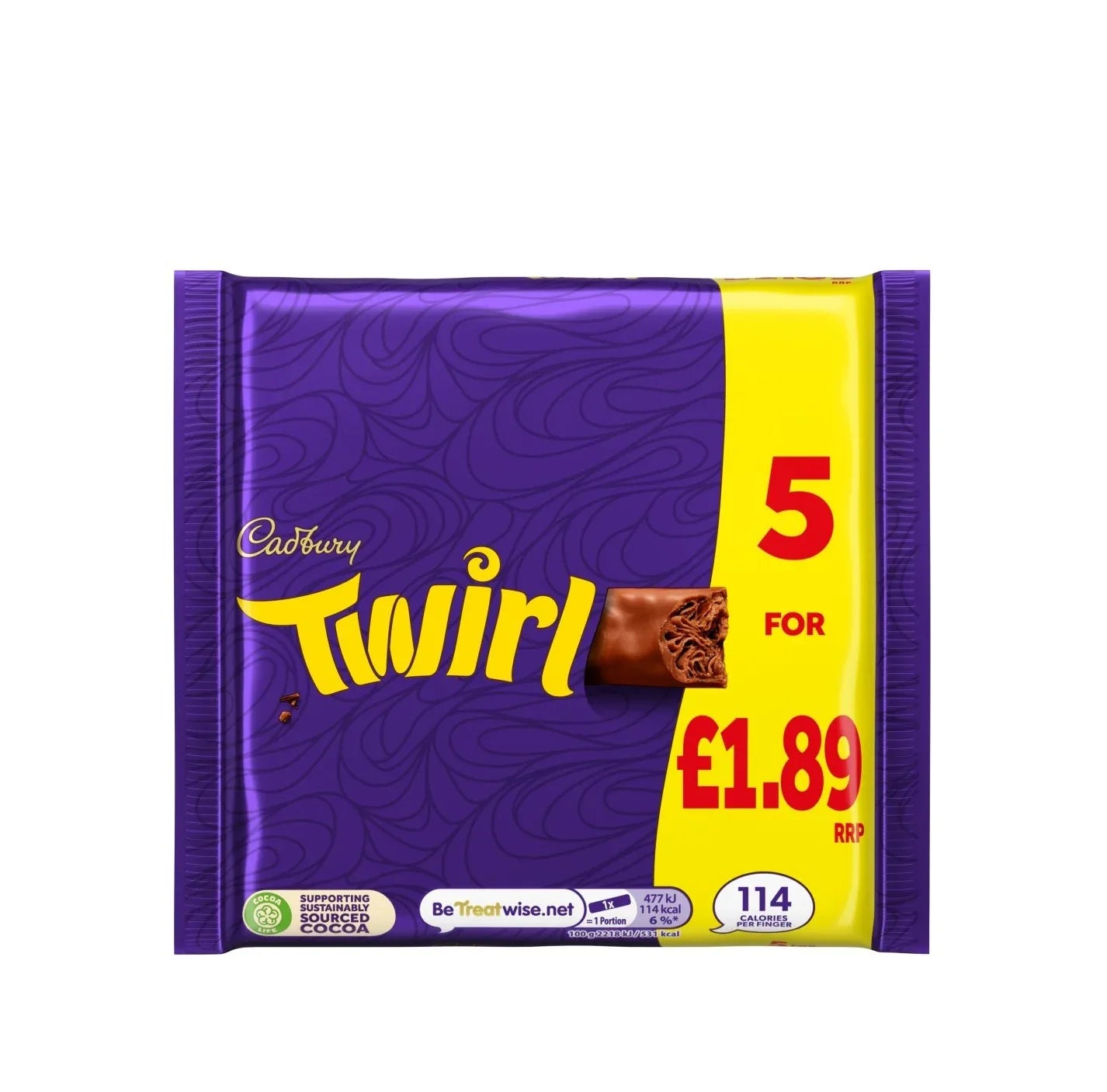 CADSBURY TWIRL 5PK 21.5G PM£1.89 - Kashmir Watan Foodstores
