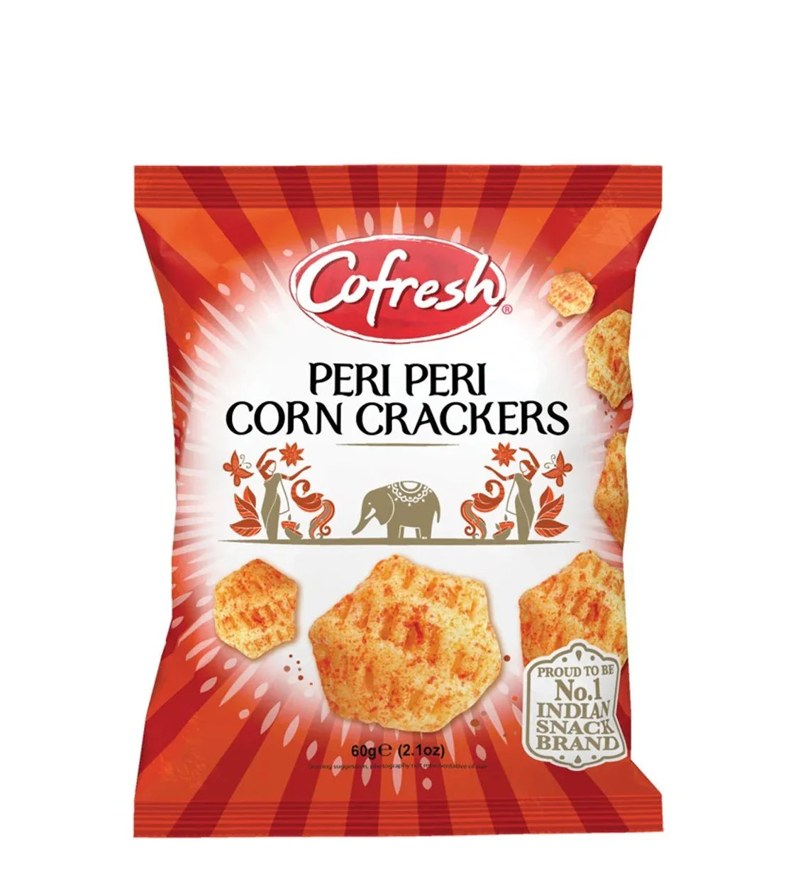 COFRESH PIRI PIRI CORN CRACKERS 70G - Kashmir Watan Foodstores