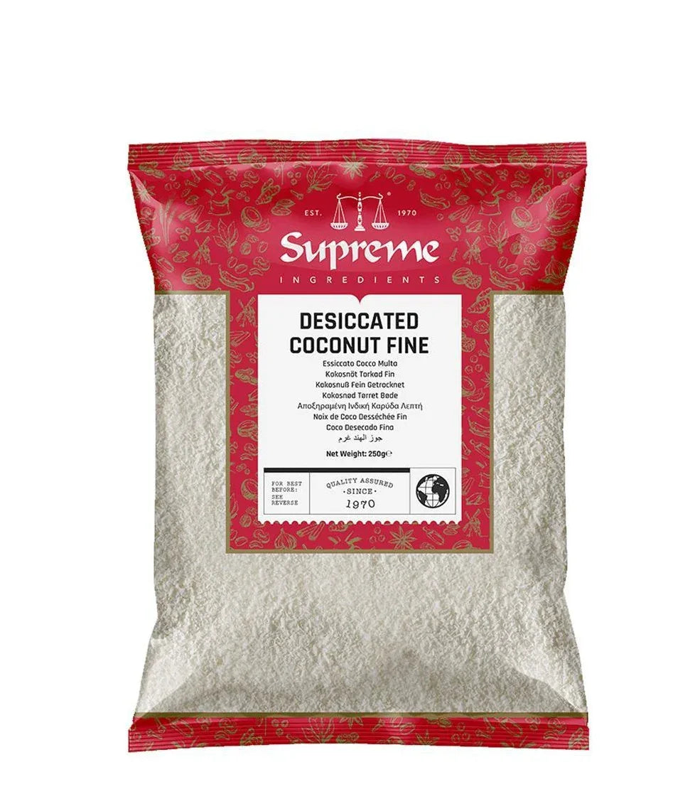 SQ DESICCATED COCONUT FINE 250G - Kashmir Watan Foodstores