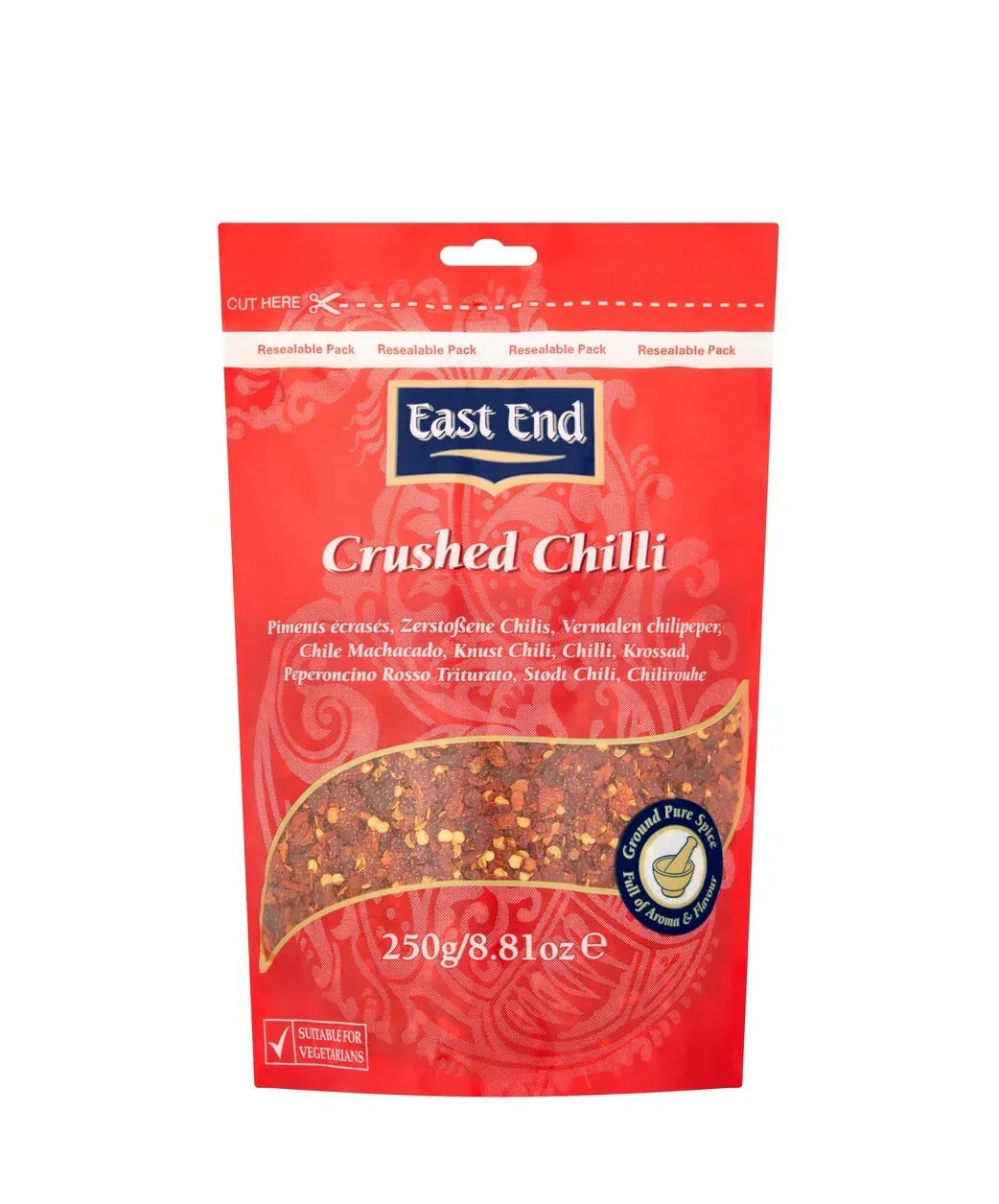 EE CRUSHED CHILLI 250G - Kashmir Watan Foodstores
