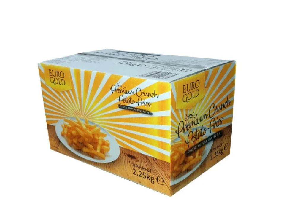 EURO GOLD CHIPS 9mm 4x2.25kg BOX - Kashmir Watan Foodstores