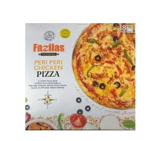 FAZILAS PERI PERI CHICKEN PIZZA 400G 10'' - Kashmir Watan Foodstores
