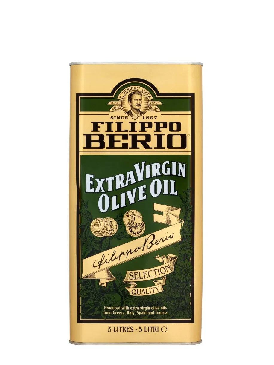 EXTRA VIRGIN OLIVE OIL TIN 5L (FILIPPO BERIO) - Kashmir Watan Foodstores
