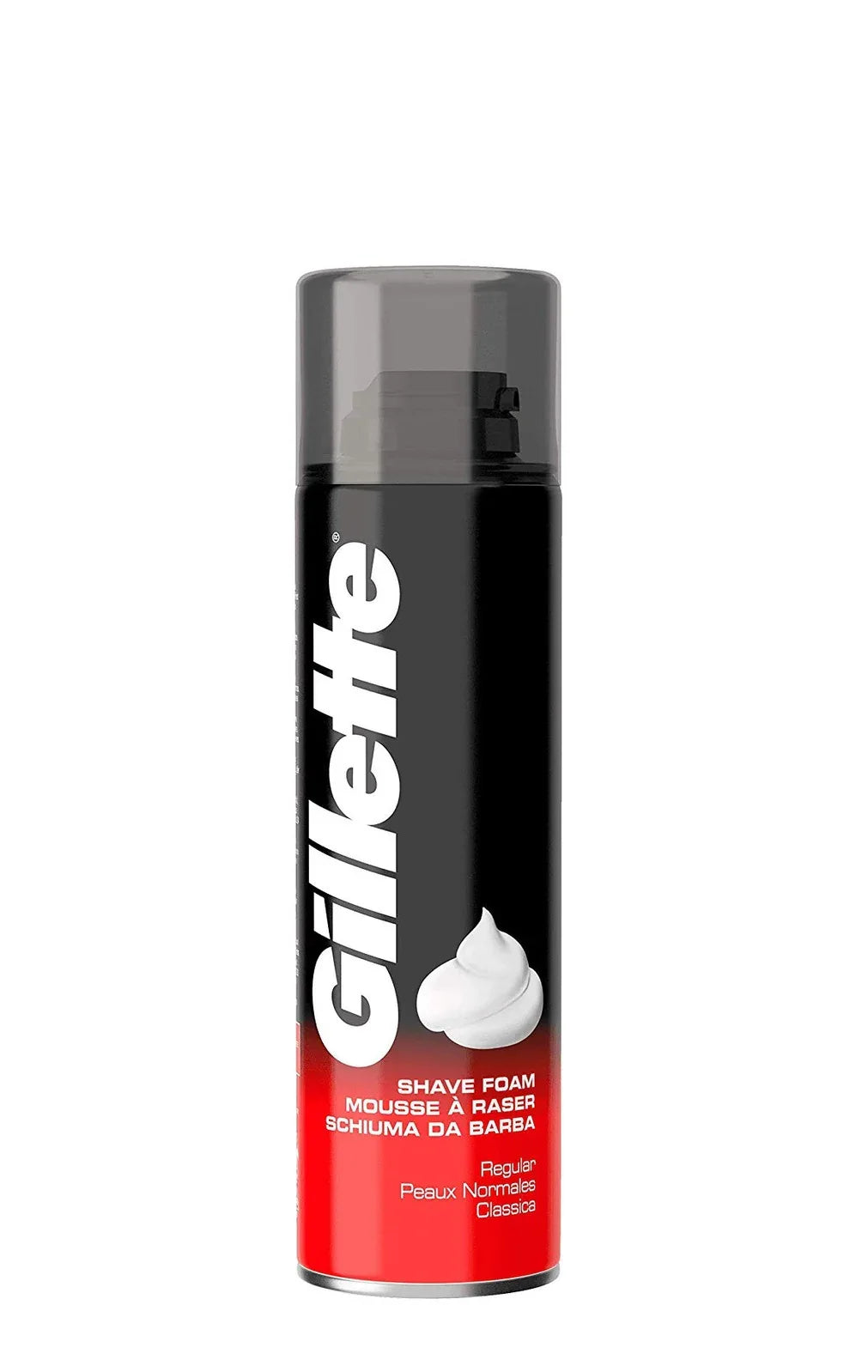 GILLETTE SHAVING FOAM REGULAR 200ML - Kashmir Watan Foodstores