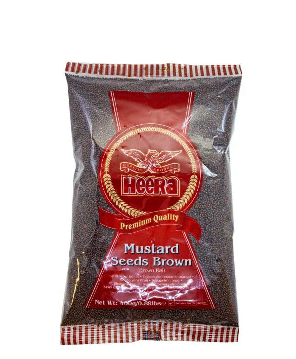 HEERA BROWN MUSTARD SEEDS 400G - Kashmir Watan Foodstores