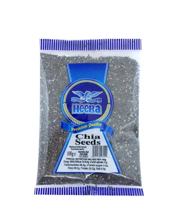 HEERA CHIA SEEDS 100G - Kashmir Watan Foodstores