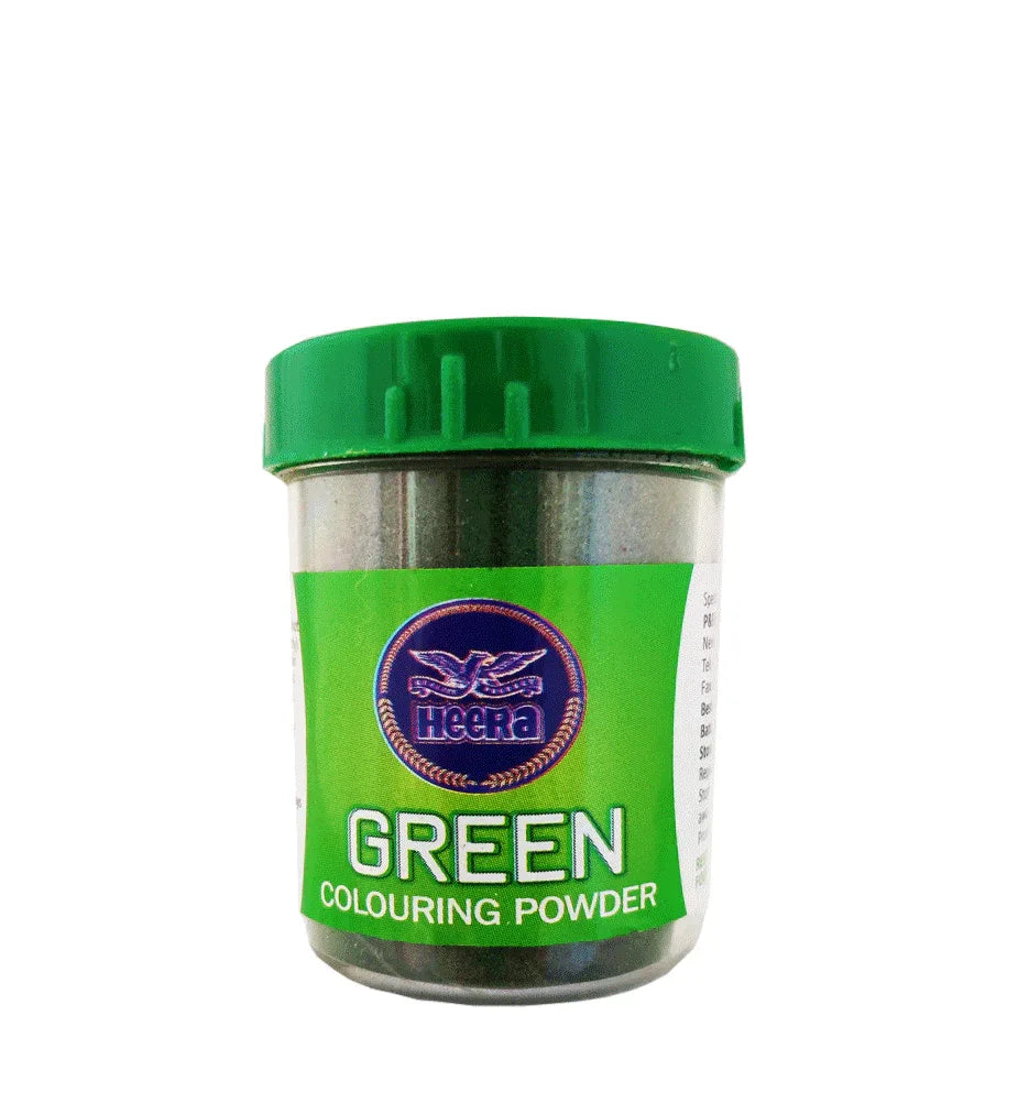 HEERA GREEN FOOD COLOUR 25G - Kashmir Watan Foodstores