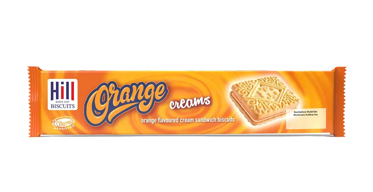 HILL BISCUITS ORANGE CREAMS 150g - Kashmir Watan Foodstores