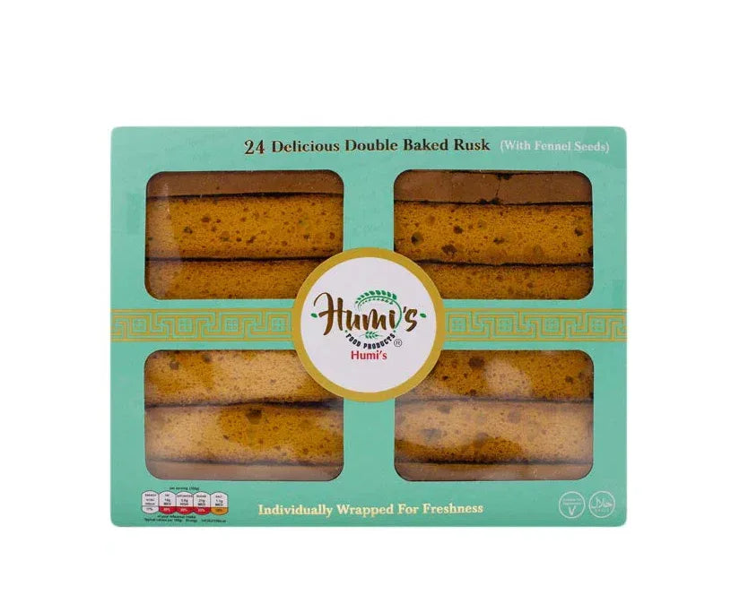 BITE SIZE CAKE RUSK WITH FENNEL SEEDS 400G (HUMI'S ) - Kashmir Watan Foodstores