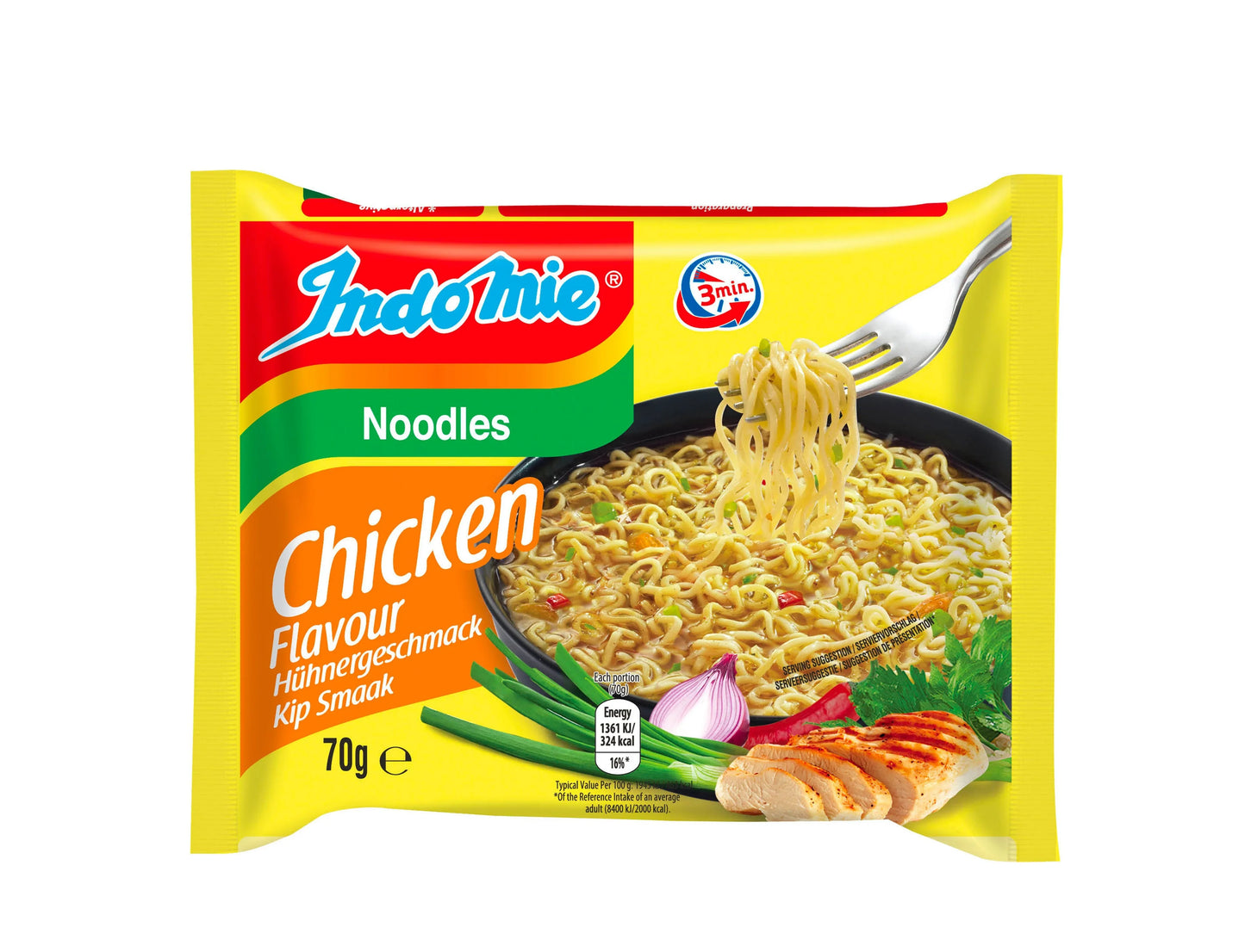 INDOMIE CHICKEN NOODLES 70G - Kashmir Watan Foodstores