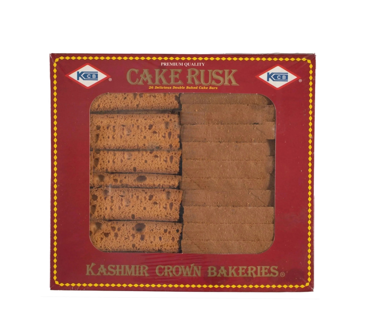 KCB CAKE RUSK FAMILY PK RED 26PCS - Kashmir Watan Foodstores