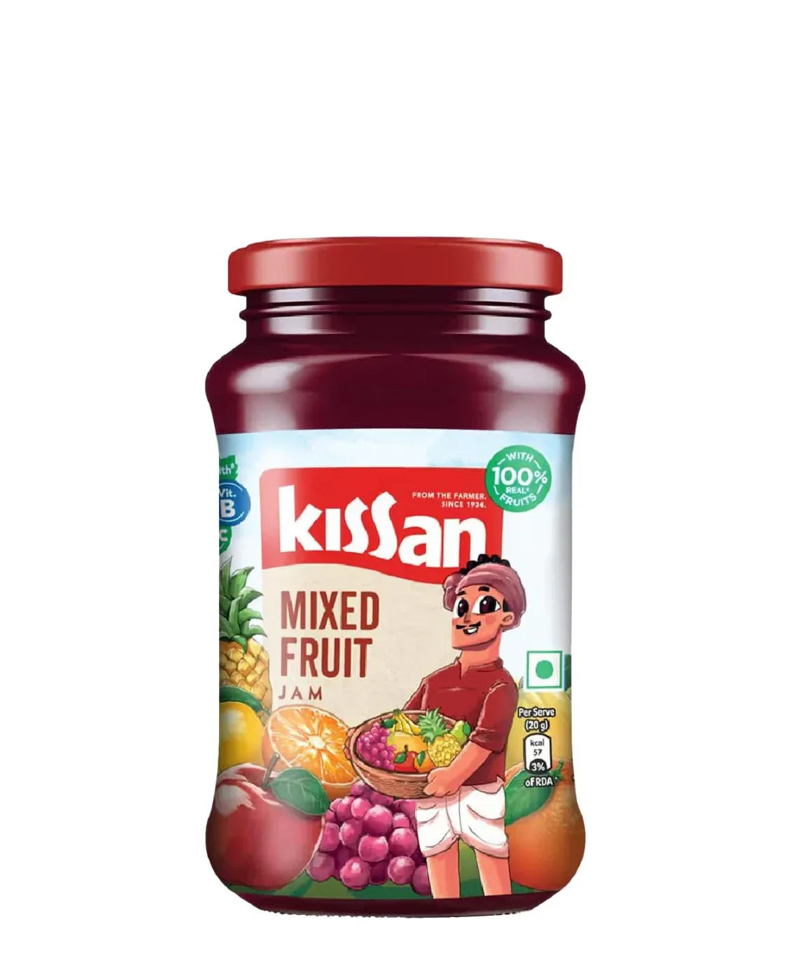 KISSAN MIXED FRUIT JAM 500G - Kashmir Watan Foodstores
