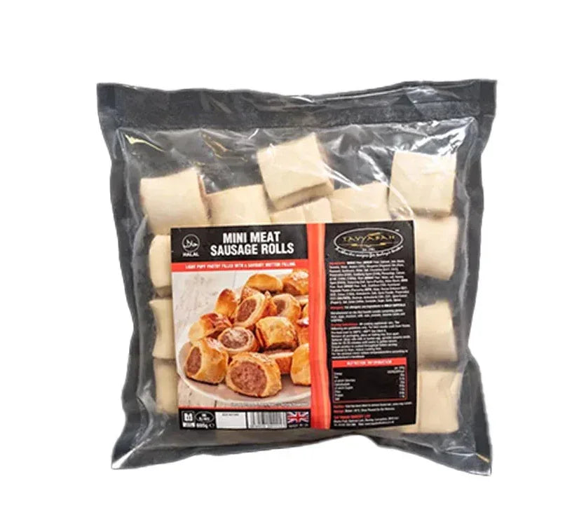 TAYYABAH MINI MEAT SAUSAGES ROLL 600G - Kashmir Watan Foodstores