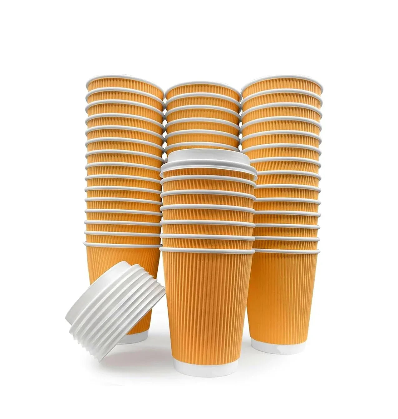 MOCHA PAPER CUPS / SINGLE WALL 8OZ 50PK - Kashmir Watan Foodstores