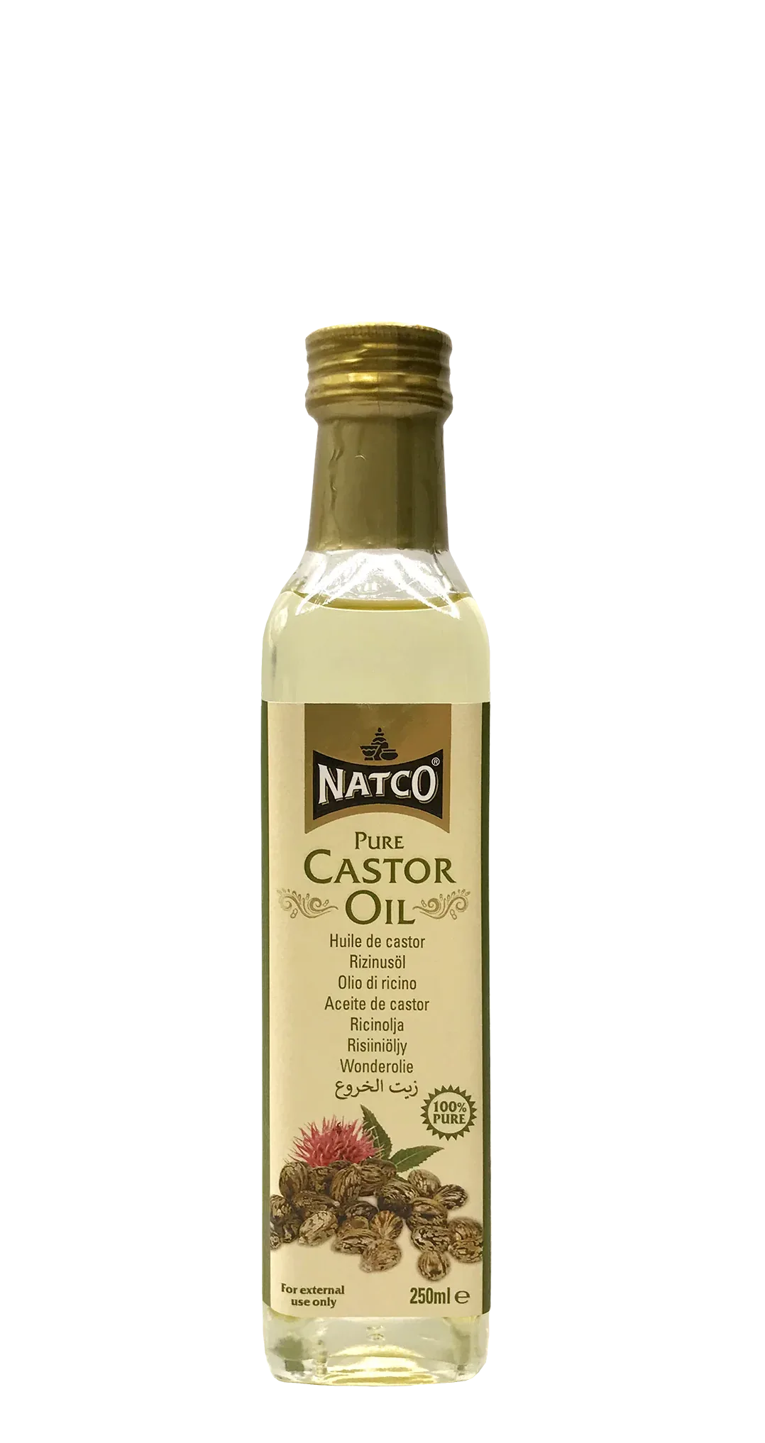 NATCO CASTOR OIL 250ML - Kashmir Watan Foodstores