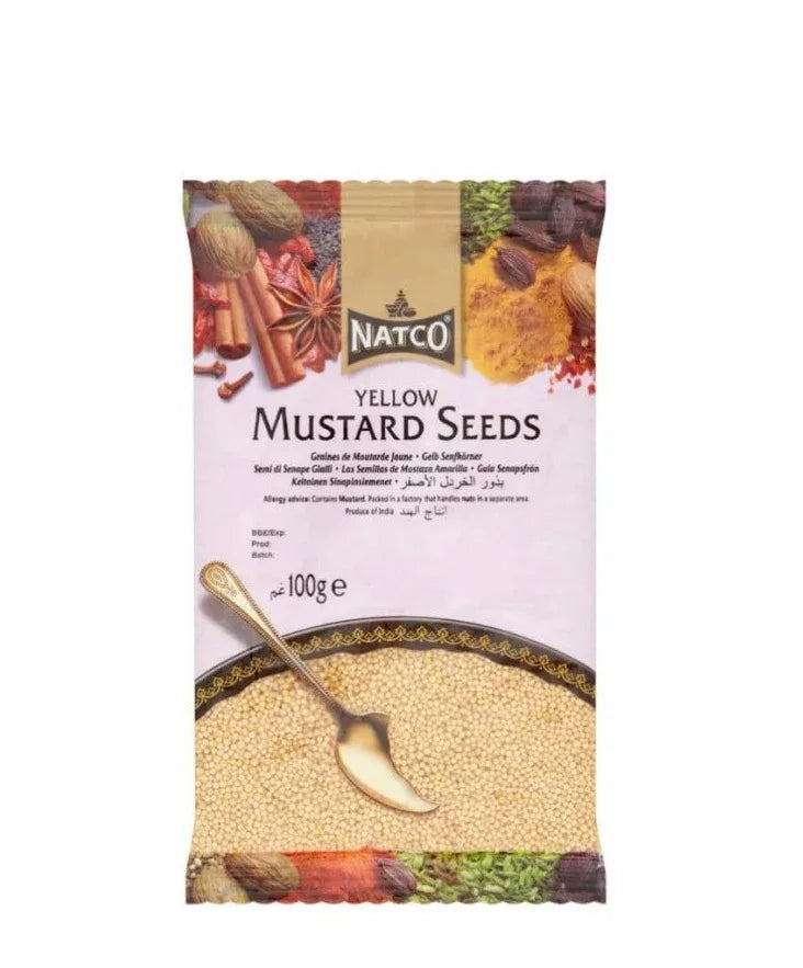 NATCO YELLOW MUSTARD SEEDS 100G - Kashmir Watan Foodstores