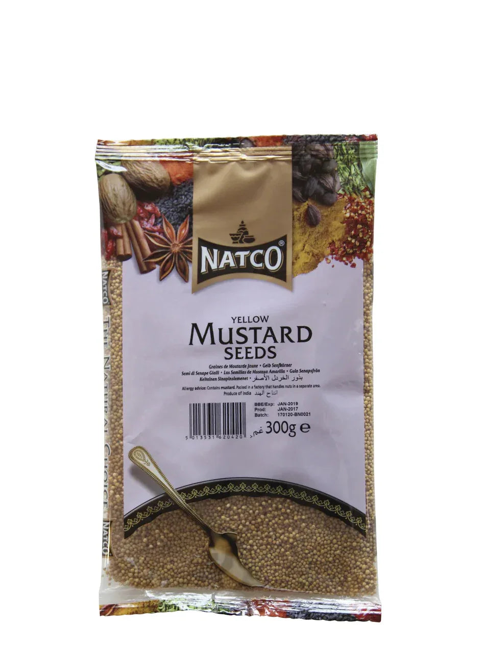 NATCO YELLOW MUSTARD SEEDS 300G - Kashmir Watan Foodstores