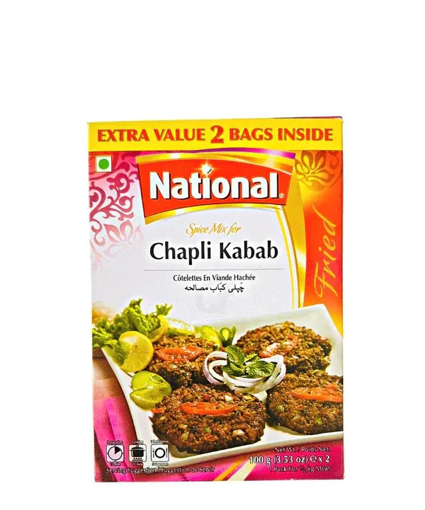 NATIONAL CHAPLI KABAB 100GX2 - Kashmir Watan Foodstores