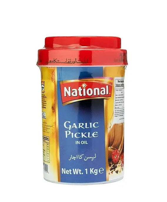 NATIONAL GARLIC PICKLE 1KG - Kashmir Watan Foodstores
