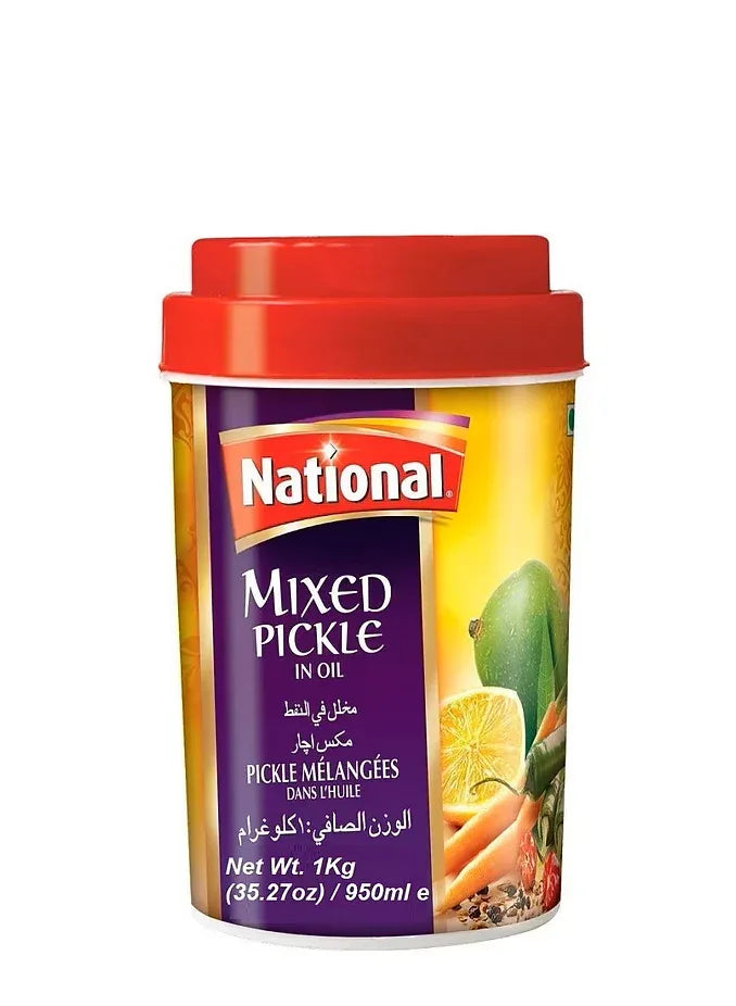 NATIONAL MIX VEG PICKLE 1KG - Kashmir Watan Foodstores