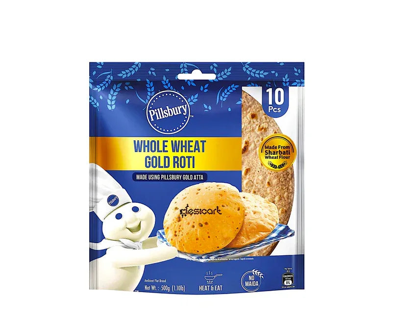PILLSBURY ROTI GOLD WHOLE WHEAT 500G - Kashmir Watan Foodstores
