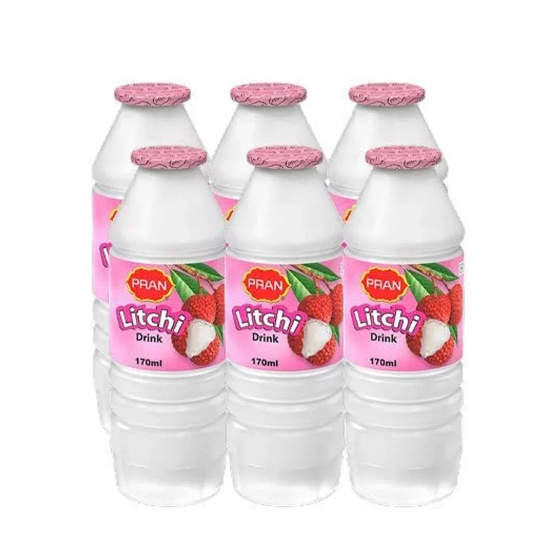PRAN LITCHI DRINK 6x150ml - Kashmir Watan Foodstores