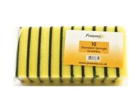PREEMA SPONGE 6X3'' SCOURER 10PK - Kashmir Watan Foodstores