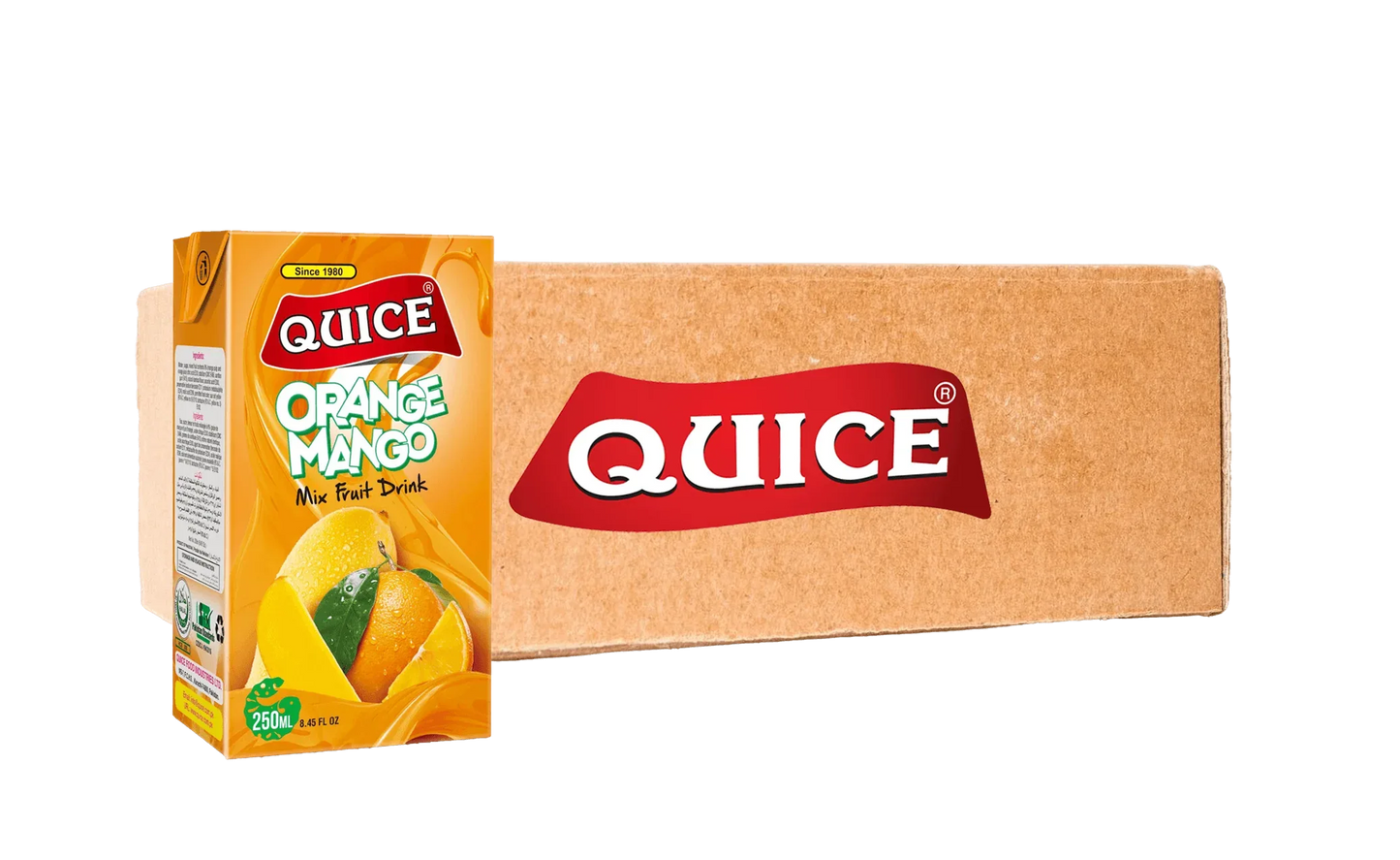 QUICE ORANGE JUICE 24X250ML - Kashmir Watan Foodstores