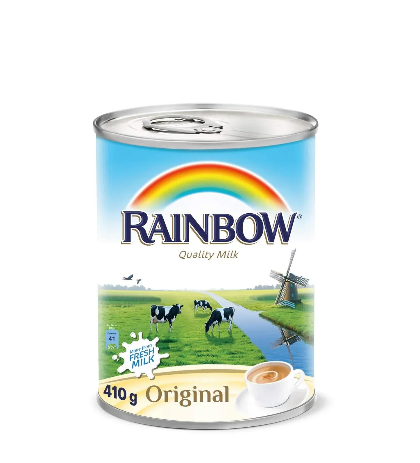 RAINBOW CONDENCED EVAPOR MILK 410G - Kashmir Watan Foodstores