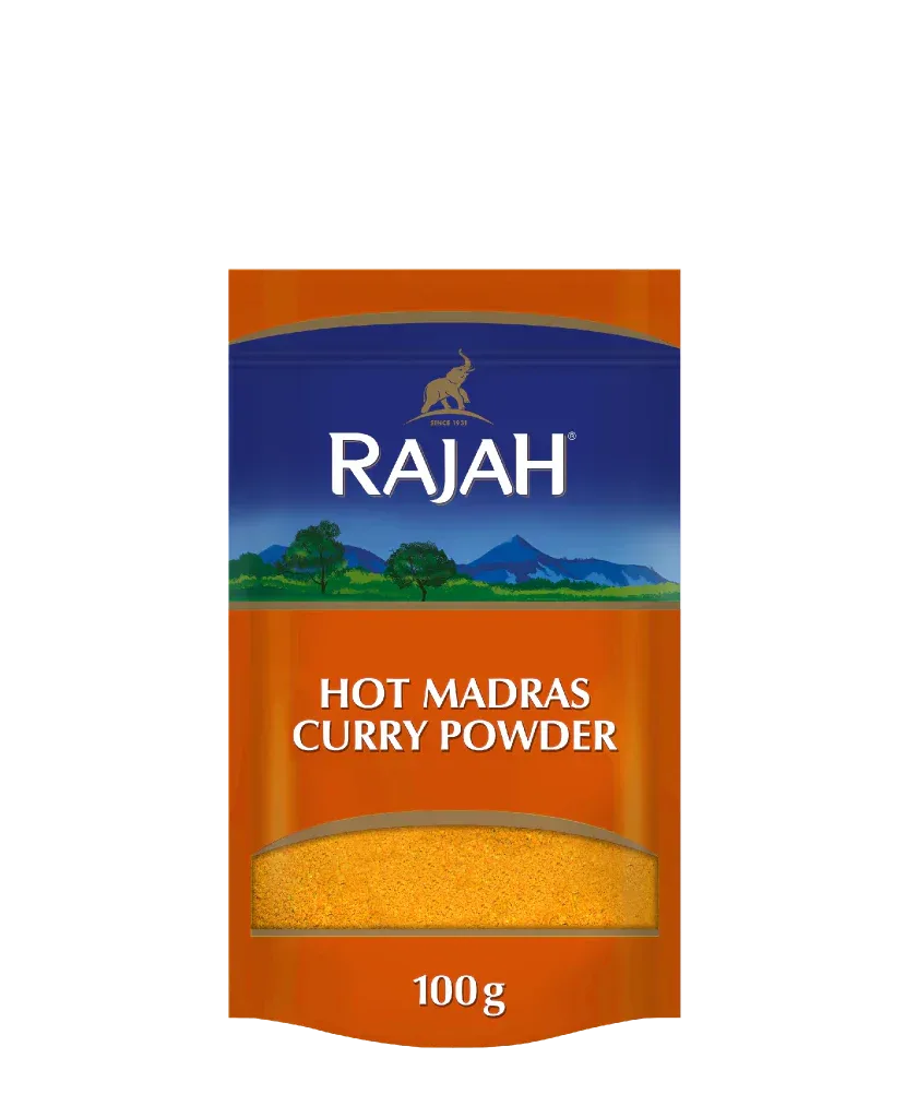 RAJAH HOT MADRAS CURRY PWD 100G - Kashmir Watan Foodstores