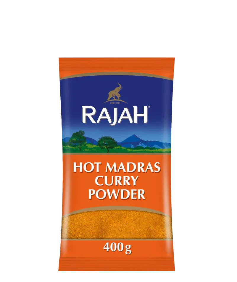 RAJAH HOT MADRAS CURRY POWDER 400G - Kashmir Watan Foodstores