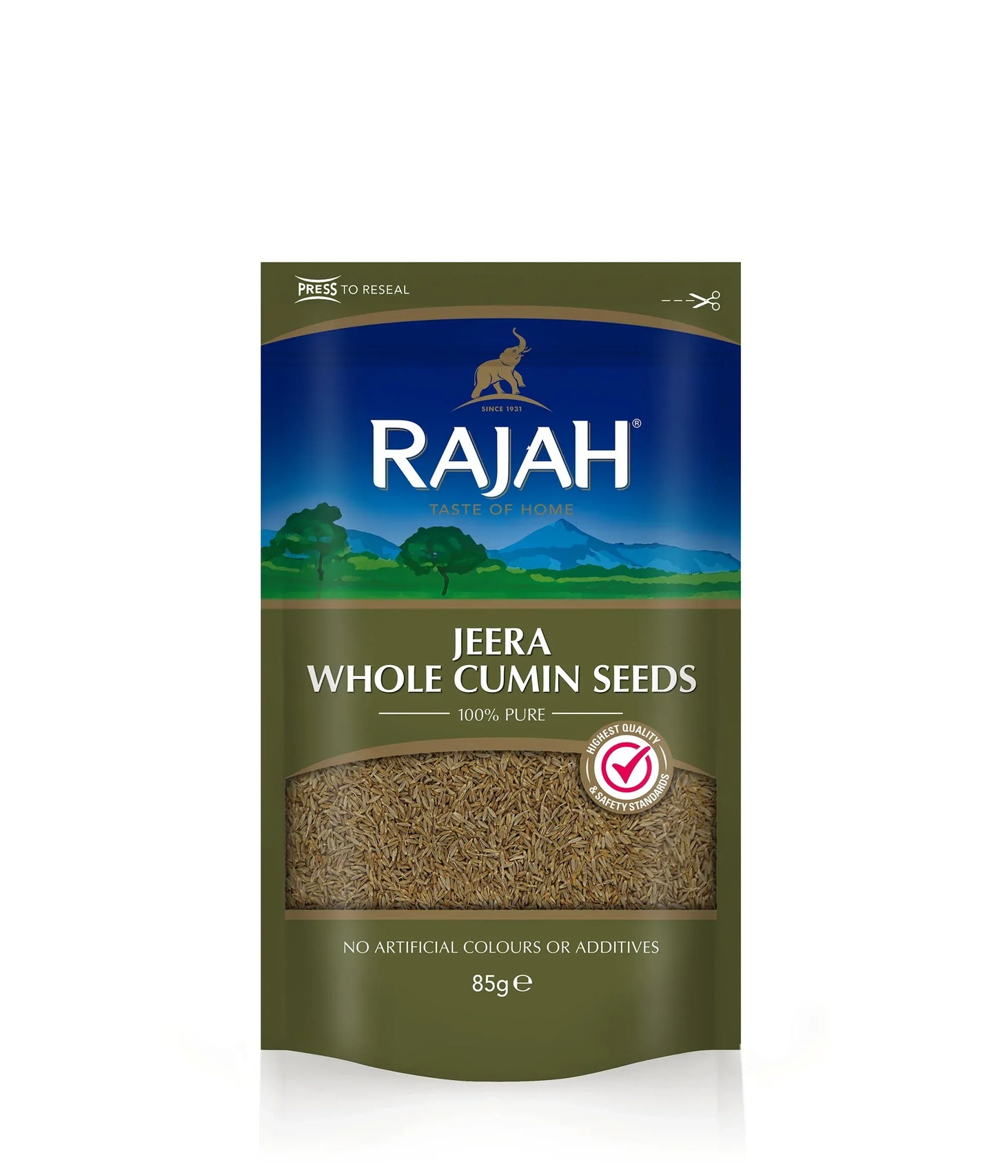 RAJAH WHOLE JEERA 85G - Kashmir Watan Foodstores