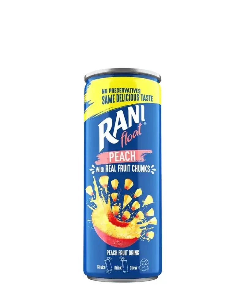 RANI FLOAT PEACH DRINK 200ml - Kashmir Watan Foodstores