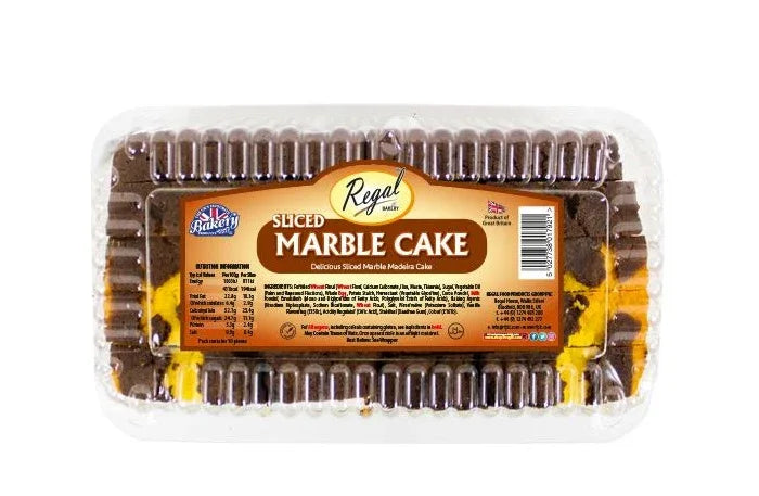 REGAL MARBLE SLICED CAKE 10PCS - Kashmir Watan Foodstores