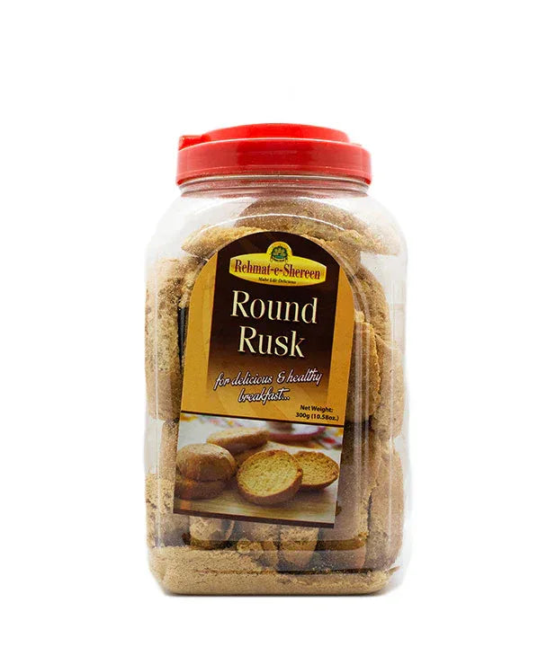 REHMAT E SHEREEN ROUND RUSK 300G - Kashmir Watan Foodstores