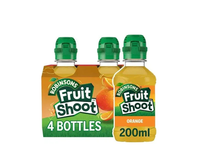 ROBINSONS FRUIT SHOOT ORANGE 4X200ML - Kashmir Watan Foodstores