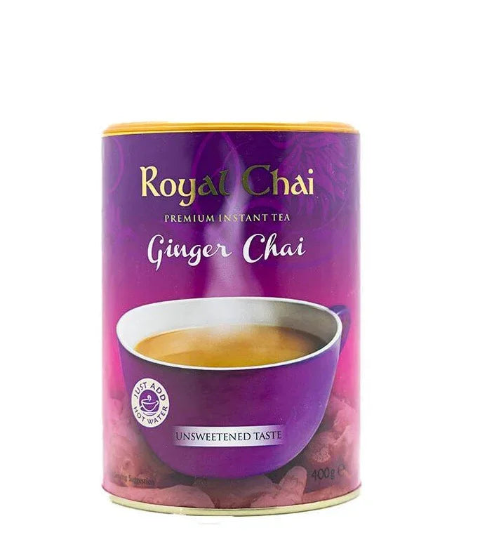 ROYAL CHAI GINGER UNSWEETENED TUB 400G - Kashmir Watan Foodstores