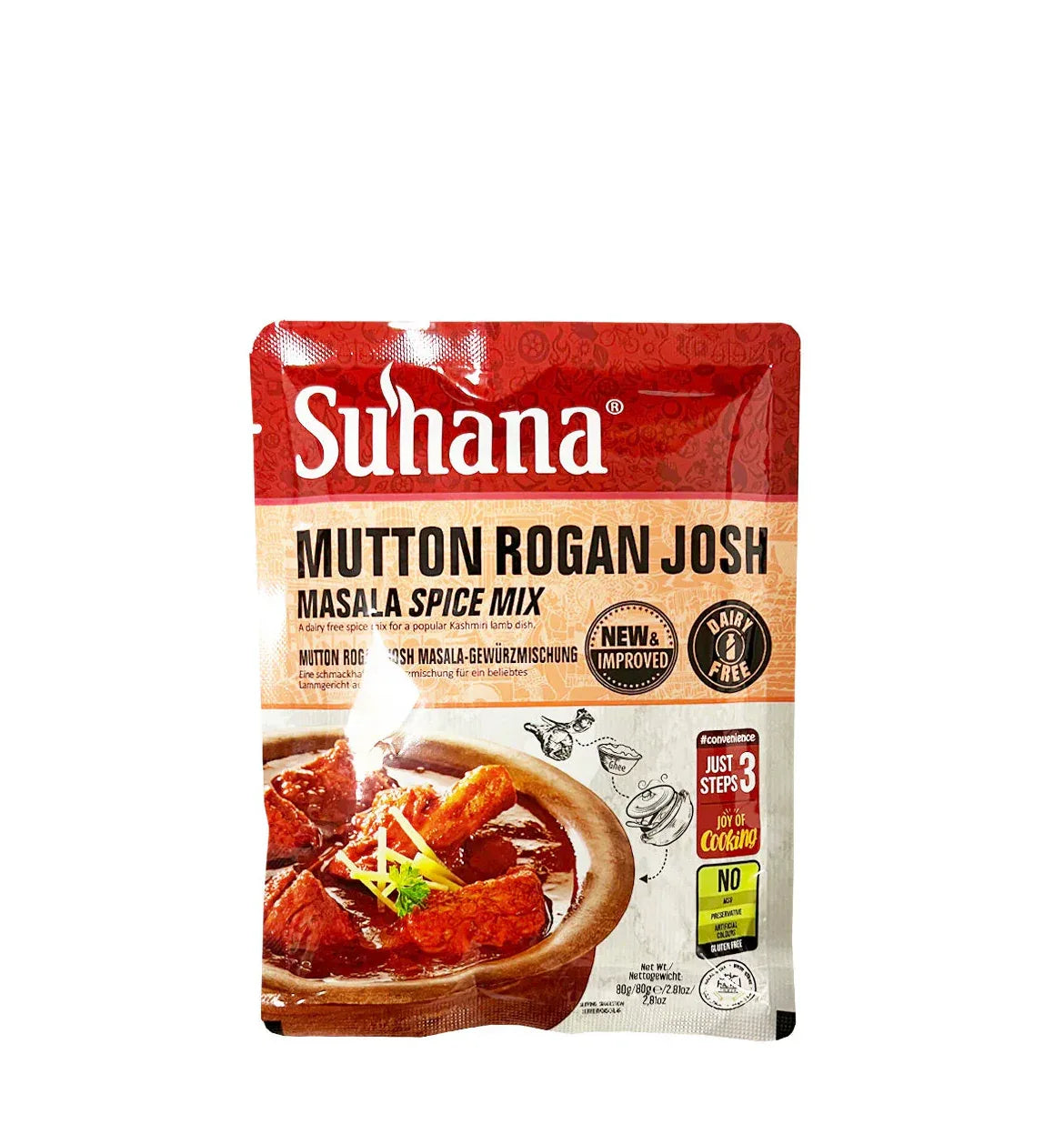 SUHANA MUTTON ROGAN JOSH MIX 80G - Kashmir Watan Foodstores