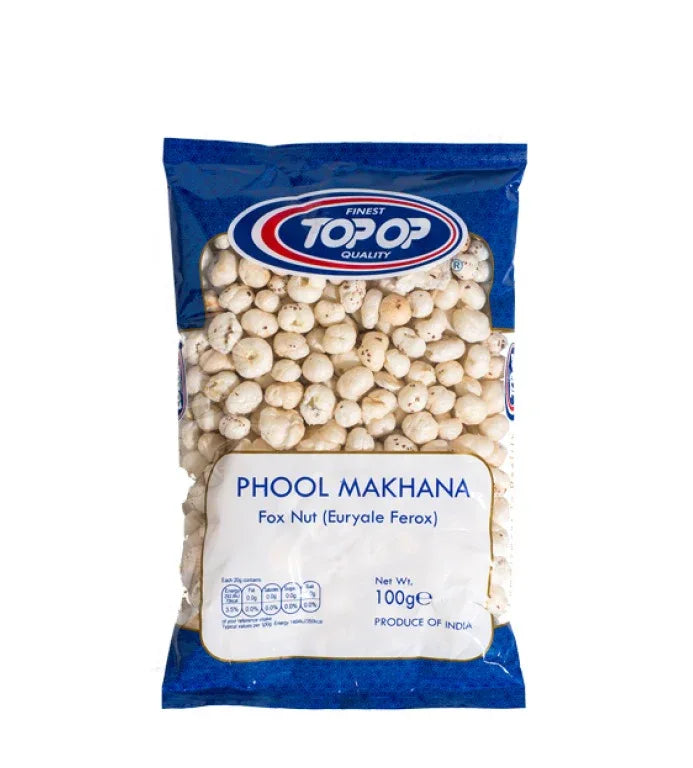 TOP OP PHOOL MAKHANA 100G - Kashmir Watan Foodstores