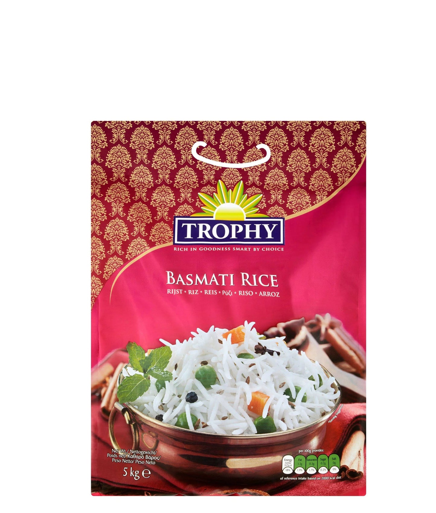 TROPHY BASMATI 5KG - Kashmir Watan Foodstores