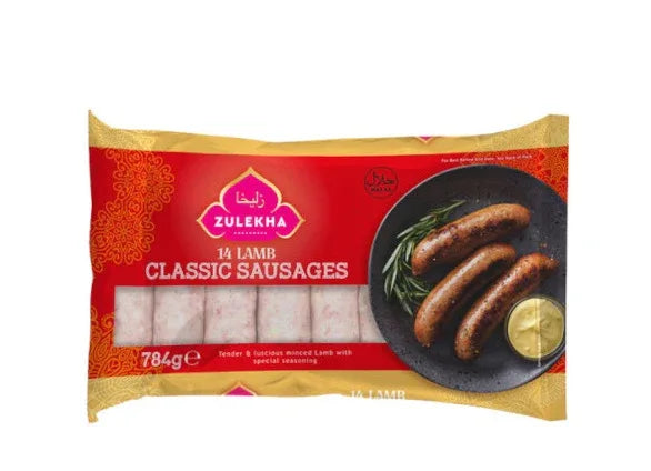 ZULEKHA CLASSIC LAMB SAUSAGES 14 784g - Kashmir Watan Foodstores