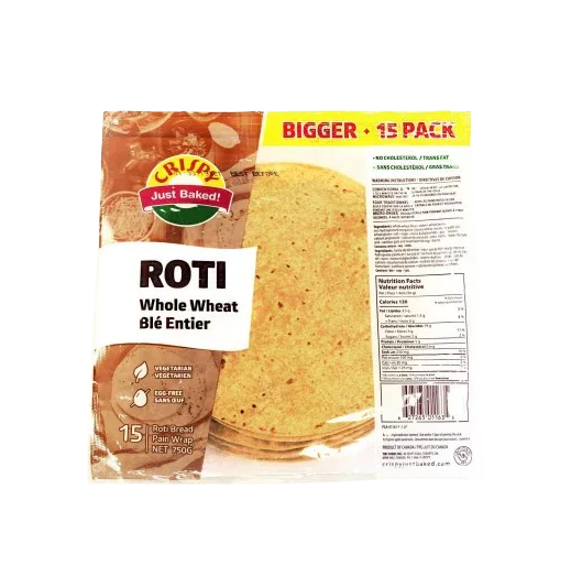 CRISPY W/WHEAT ROTI 15PK - Kashmir Watan Foodstores